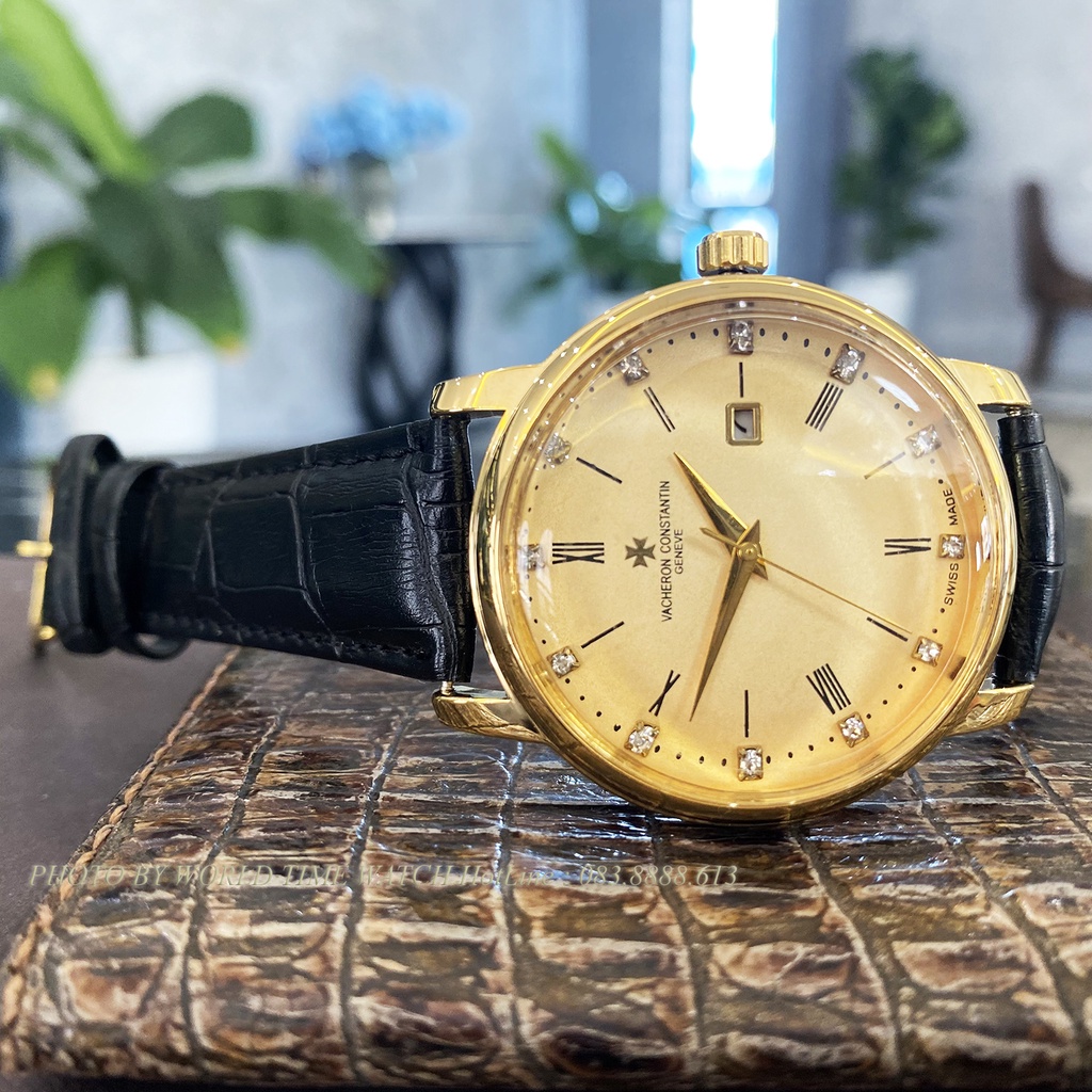Đồng hồ nam Patek P5080 dây da cao cấp , full box, bảo hành 3 năm, kính sapphire chống xước chống nước