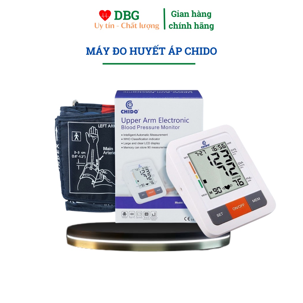 Máy đo huyết áp điện tử Chido - Công nghệ Nhật Bản