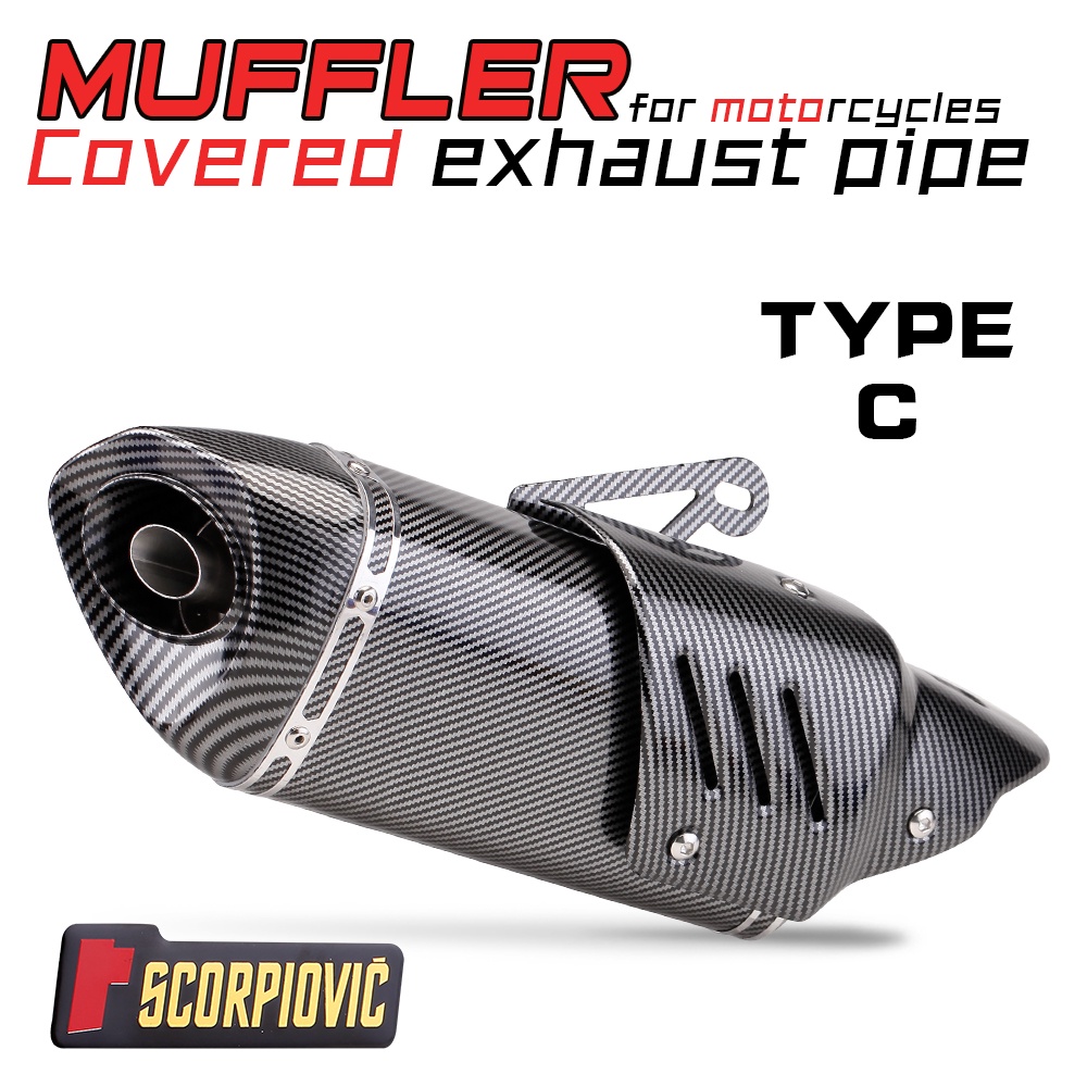 Ống Pô Xả Khí 51mm Chuyên Dụng Cho Xe Mô Tô