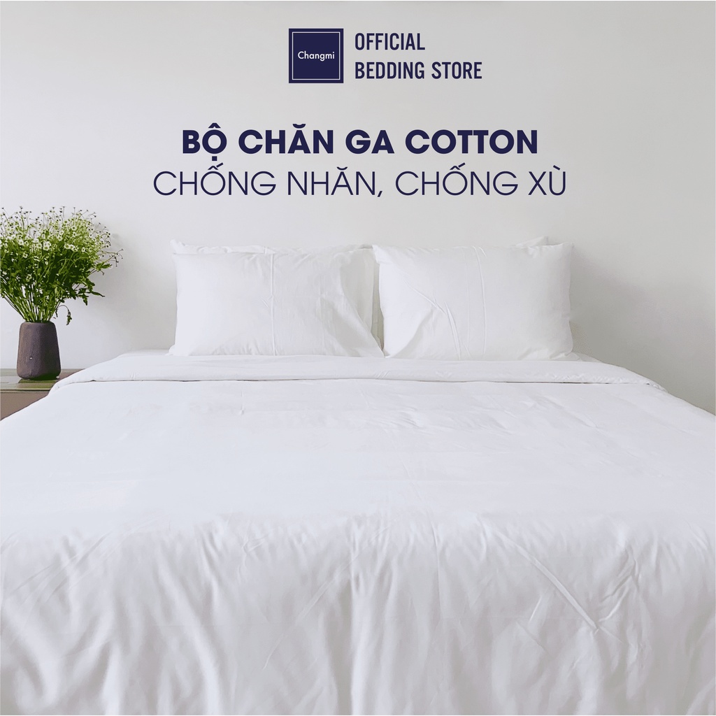 Bộ chăn ga Cotton Changmi Bedding 250 sợi - 4 món