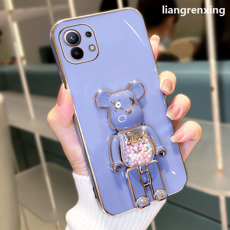 Ốp lưng xiaomi mi 11 lite xiaomi 11t xiaomi 11 lite 5g ne xiaomi 11t pro Ốp Điện Thoại Silicon Chống Sốc Mạ Điện DDTGZJ01 Cho xiaomi mi 11 lite xiaomi 11t xiaomi 11 lite 5g ne xiaomi 11t pro viền vuông cute