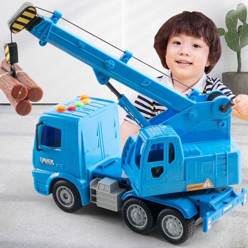 Đồ chơi mô hình xe cần cẩu AMILA an toàn dành cho bé trai