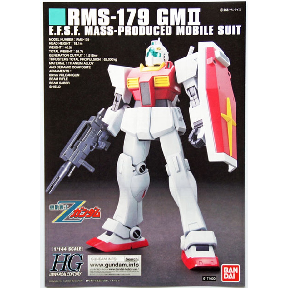 Mô Hình Gundam HG GM 2 RMS-179 HGUC Bandai 1/144 Đồ Chơi Lắp Ráp Anime