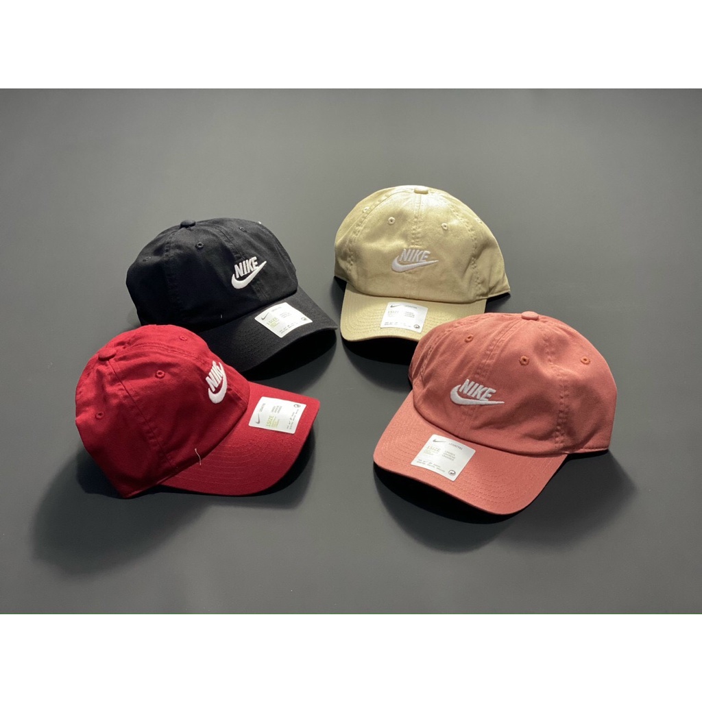 Xưởng Nón Mũ Giá Sỉ Nam Nữ Logo Nike, Màu Đỏ - đen - hồng nhạt - kem, Tự Chụp 100%, Nón Xinh HCM
