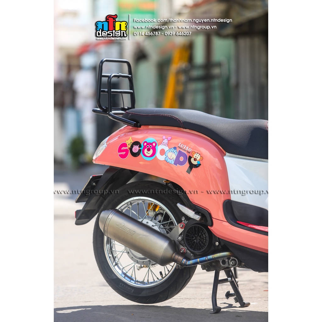 Tem Scoopy - mẫu Gấu Lotso