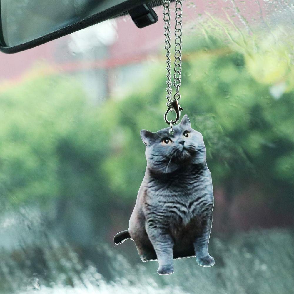 SUYO Bộ 2 Dây Treo Trang Trí Nội Thất Xe Hơi Bằng Acrylic