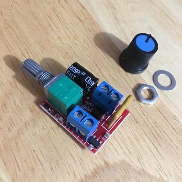 Mạch điều tốc động cơ PWM 5A 3 - 35V dùng điều khiển tốc độ motor chỉnh độ sáng đèn Led