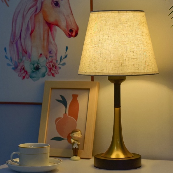 Nafenai Đèn Ngủ Để Bàn Cạnh Giường Lãng Mạn Ấm Áp Kiểu Châu Âu retro