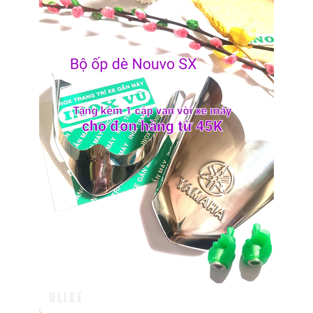 Ốp dè INOX dành cho xe NOUVO SX - giá 1 cặp tại xưởng INOX Vũ
