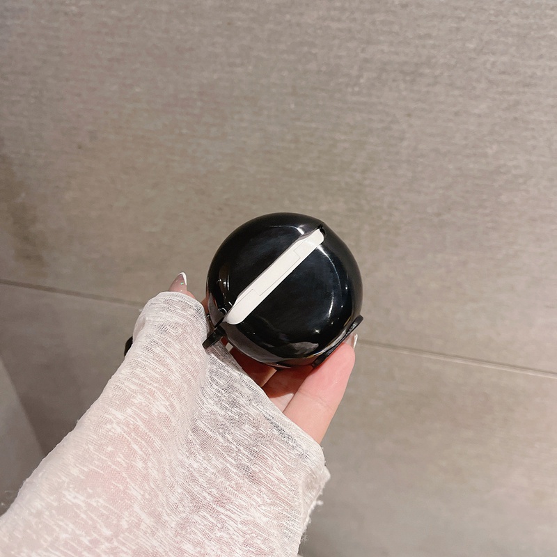 Vỏ Bảo Vệ Hộp Sạc Tai Nghe Pro 6 Mềm Hình Máy Ảnh 3D Có Đèn Và Dây Đeo