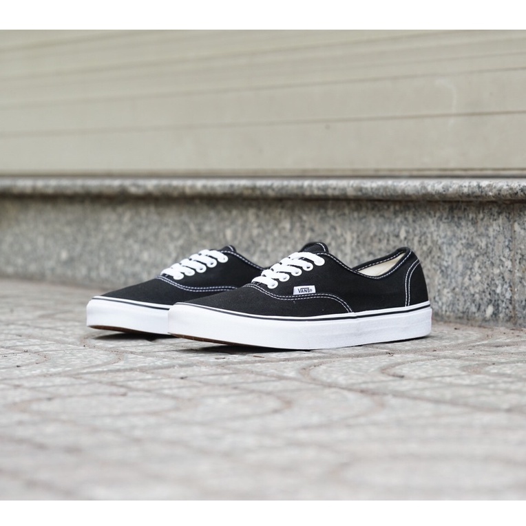 Giày Thể Thao VANS AUTHENTIC CLASSIC BLACK / WHITE  721356 CŨ CHÍNH HÃNG