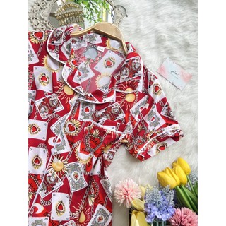 Đồ Bộ Nữ Mặc Nhà Lụa Hàn Tay Cộc Quần Dài (Ảnh Thật)