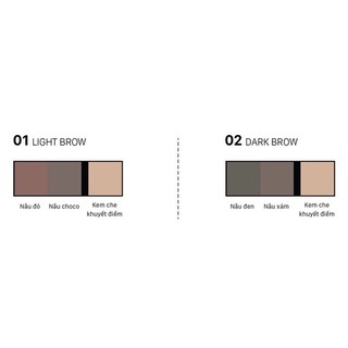 Bột Vẽ Chân Mày VACOSI EYEBROW