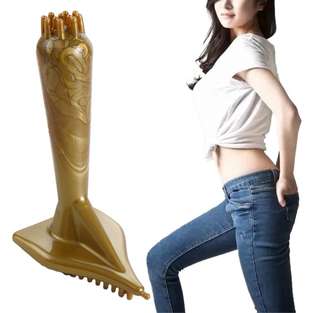 ANEMONE Bàn Chải Mát Xa Hình Tam Giác Bằng Kim Loại Tiện Dụng Cho Salon