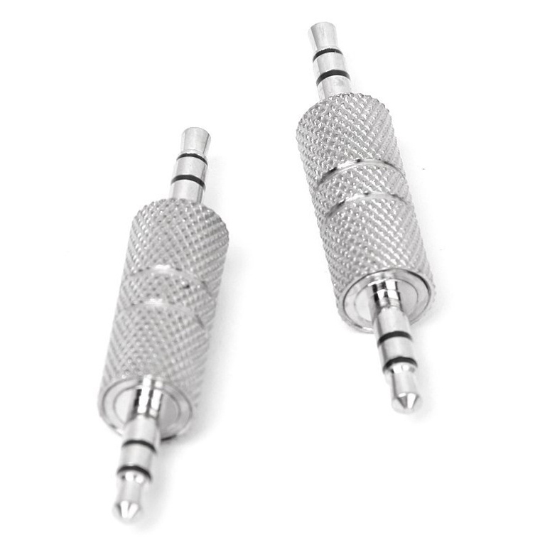 Set 2 Đầu Nối Âm Thanh 3.5mm Male Sang 3.5mm Male