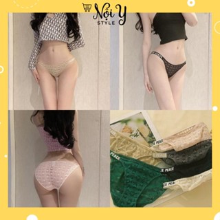 Quần Lót Nữ Ren Họa Tiết Tim Lưng Thấp Cạp In Chữ Pace Siêu Quyến Rũ Siêu Xinh M02   A303