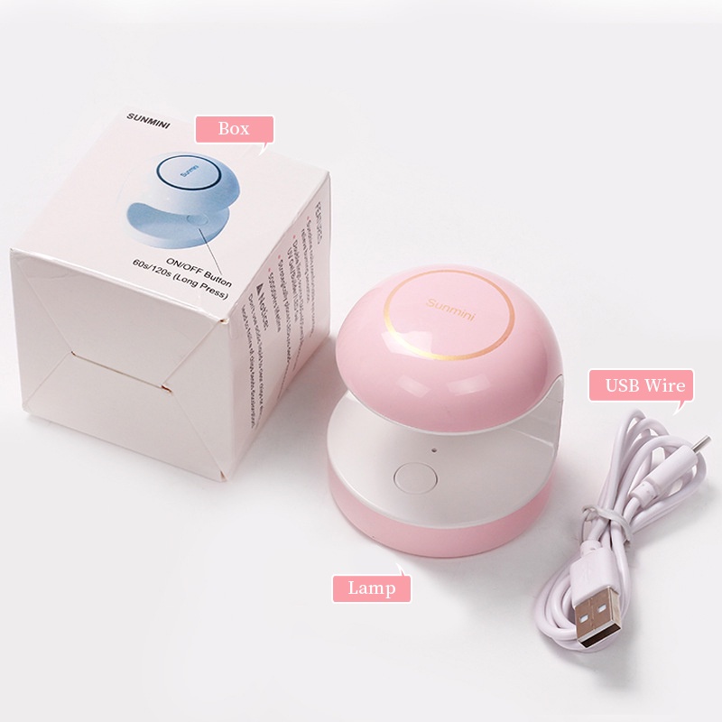 Đèn hong khô sơn móng UR SUGAR mini công suất 18W thiết kế hình quả trứng tiện dụng