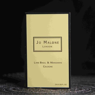 Nước hoa mini Jo Malone Lime Basil & Mandarin 2ml nhỏ nữ nam Hương thơm