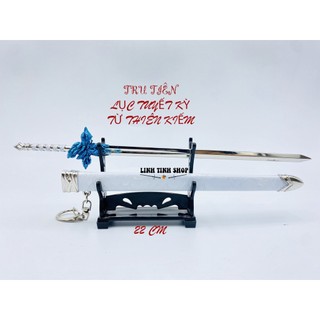Móc khóa trưng bày Tru Tiên Lục Tuyết Kỳ Từ Thiên Kiếm
