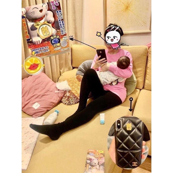 Chip Dán Triệt Sóng Điện Từ Hitoki Chống Teo Não từ Điện Thoại Ipad Laptop Nội địa Nhật Bản