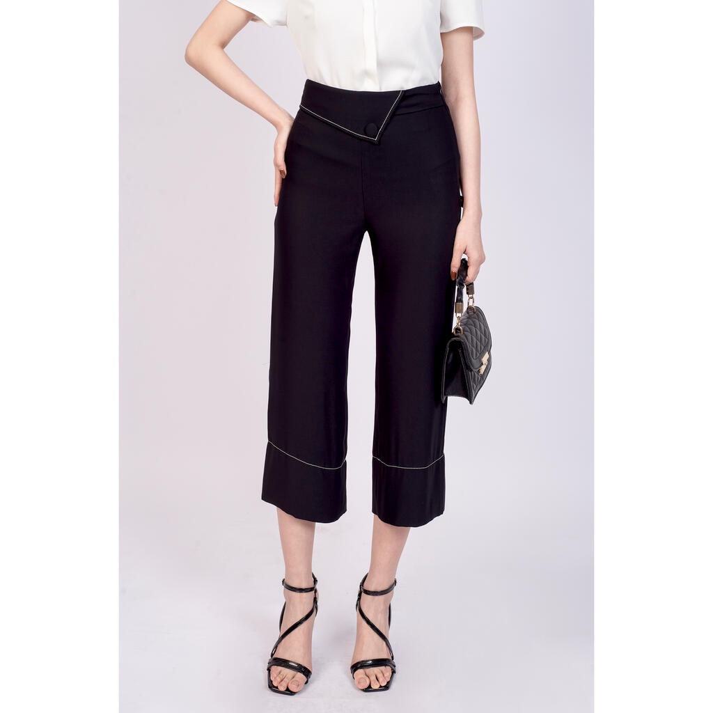 Quần ống rộng, may gấp gấu, trang trí viền MMOutfit M-QU071121078