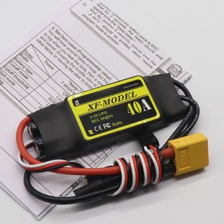 ESC 40A XF-Model , Bộ điều tốc không chổi than - Esc cho động cơ không chổi than 40A 2-3s