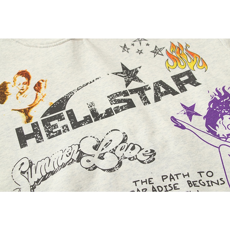 Áo Hoodie Nỉ Chui Đầu Phối Túi Trước In Họa Tiết Graffiti Phong Cách Đường Phố Mùa Thu Cho Nam Và Nữ