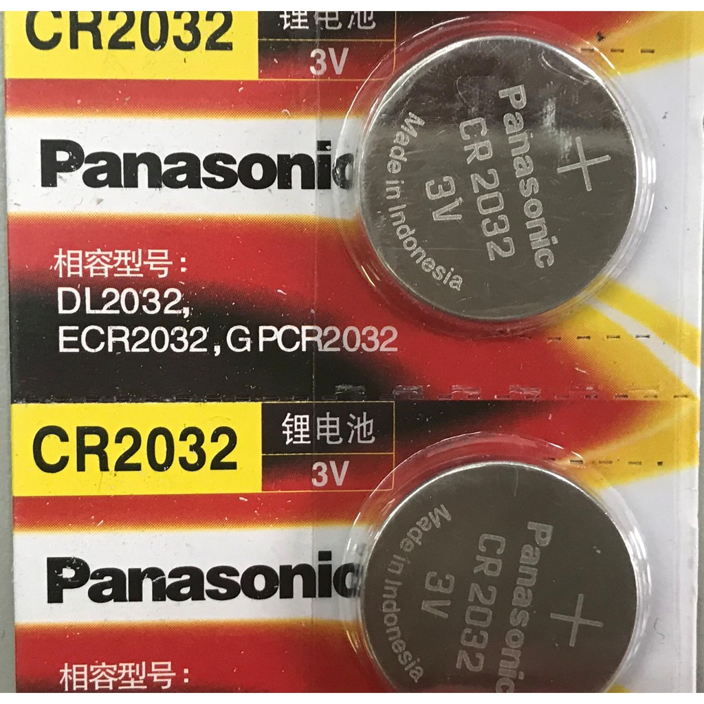 5 viên Pin CR2032, CR2025, CR2016, CR1632, CR1620, CR1616, CR1220 Panasonic Lithium  3V, Pin cúc Panasonic