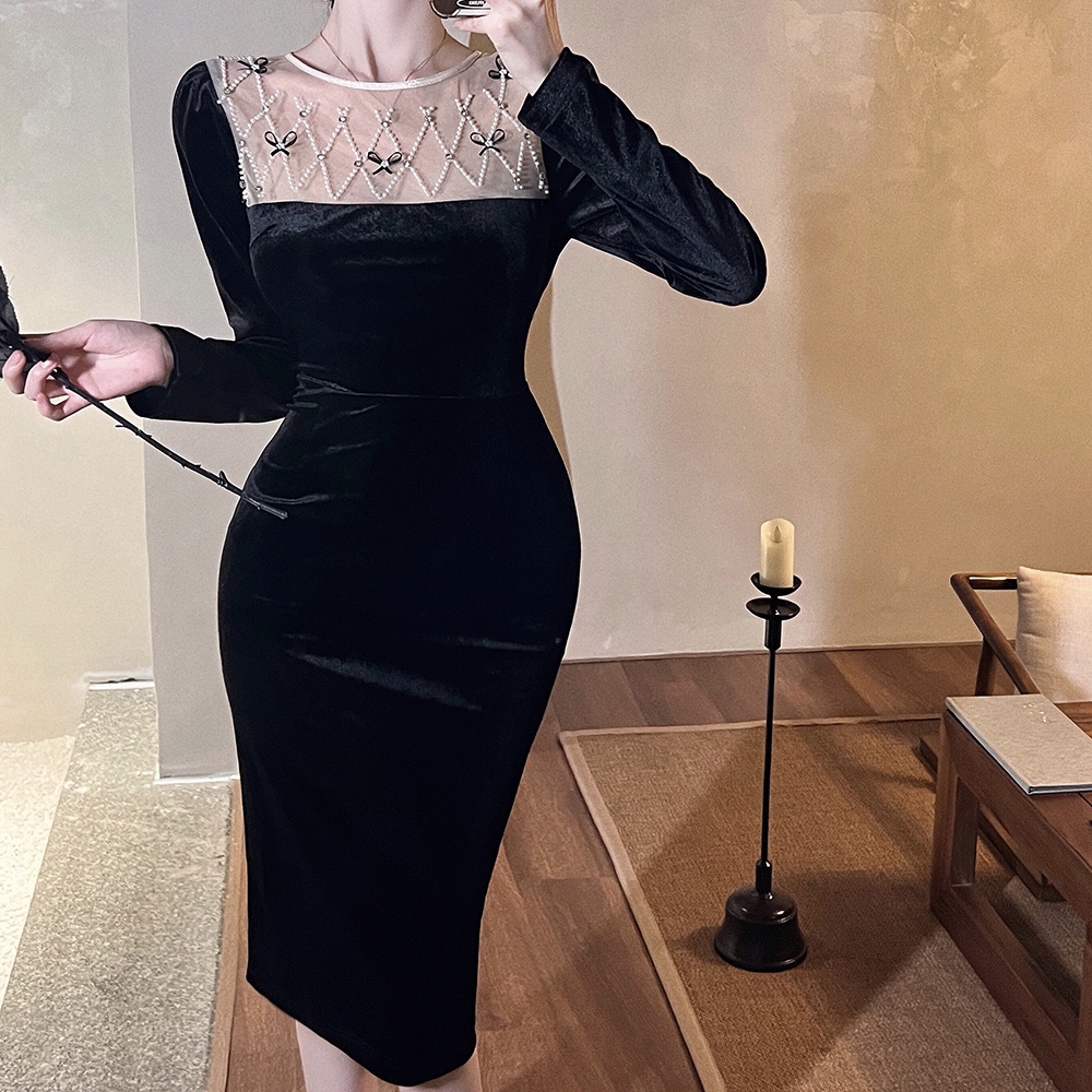 Áo Nữ Tay Dài Đính Nơ Thời Trang Quyến Rũ