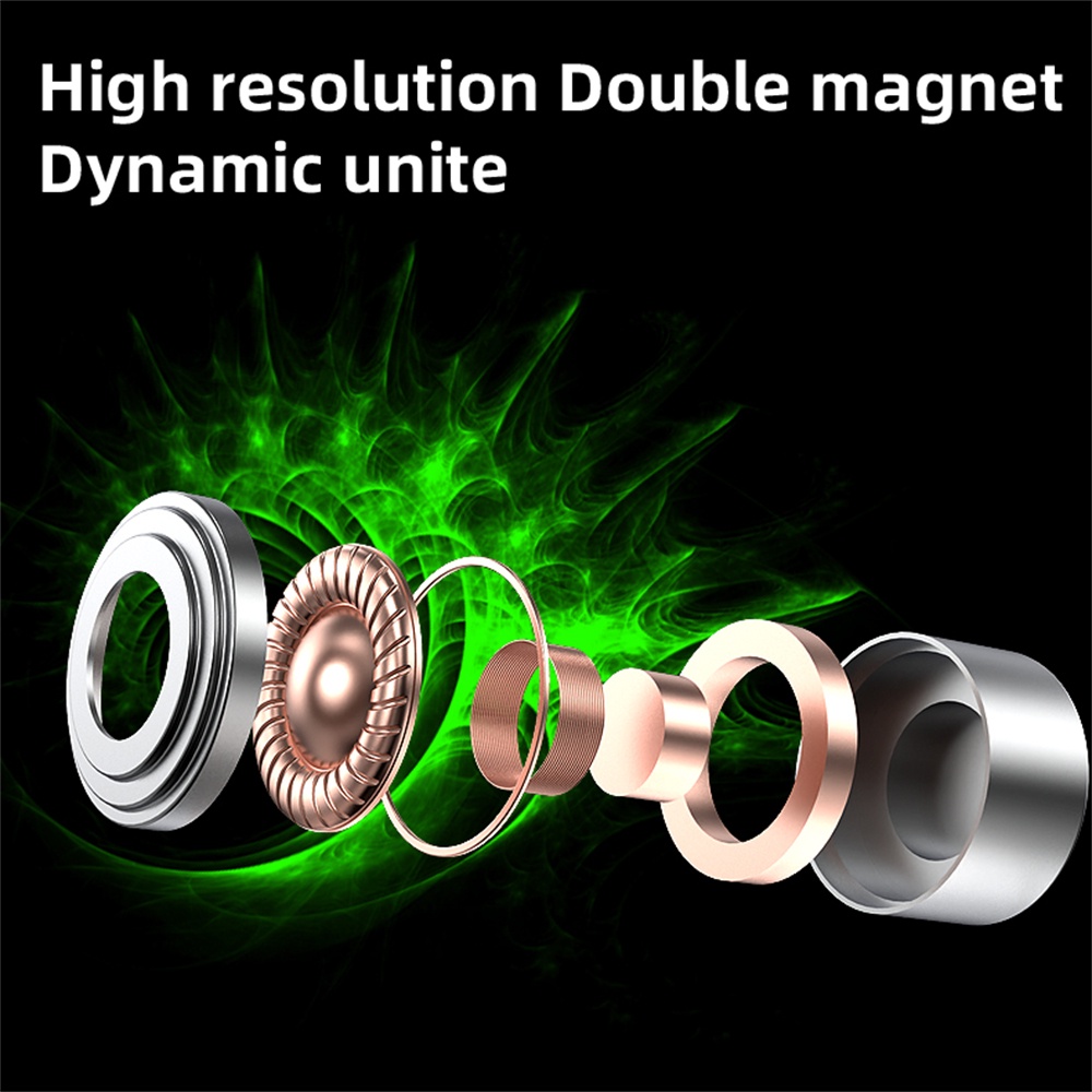 Tai Nghe Thể Thao Lafitear LF1 Âm Thanh Vòm HIFI Có Dây Hai Nam Châm Kèm Mic