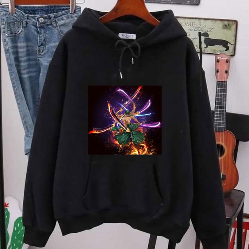 Áo Hoodie Zoro  freeship  áo One piece Zoro - Có đủ size cho fan anime