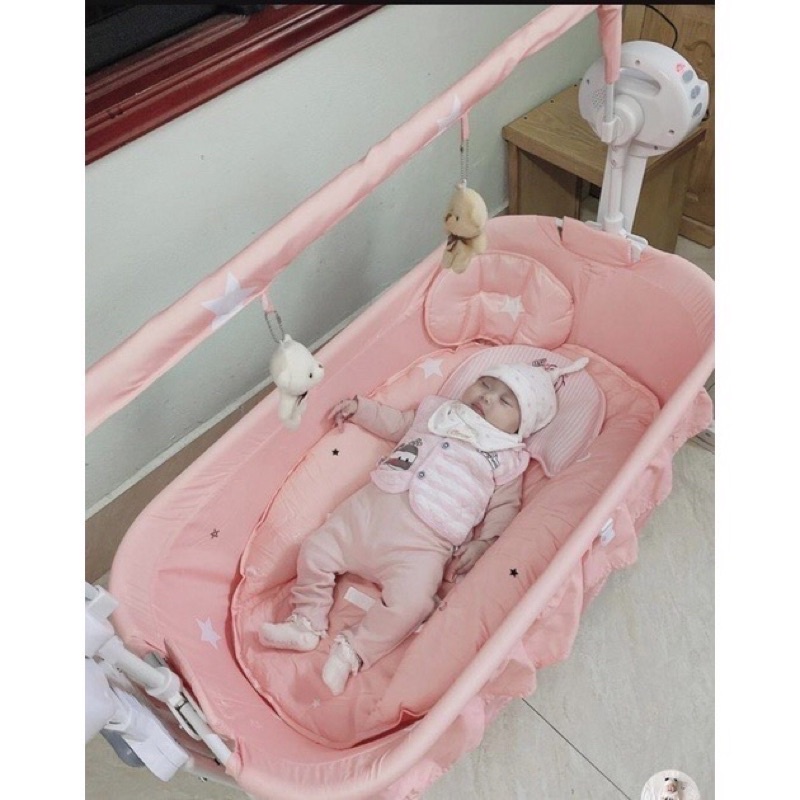 Nôi điện cho bé , nôi điện thông minh dành cho trẻ em sơ sinh từ 0 - 24 tháng