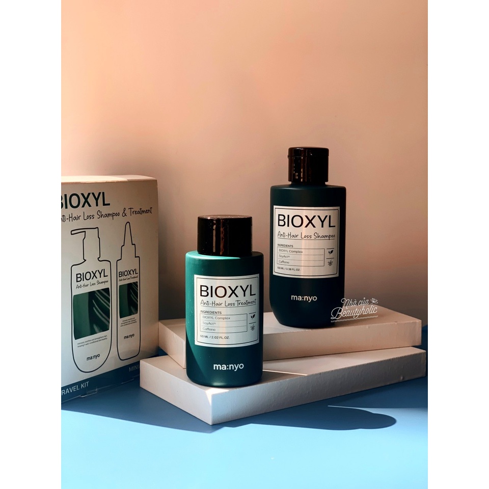 Set mini chăm sóc giảm rụng tóc MANYO BIOXYL ANTI HAIRLOSS