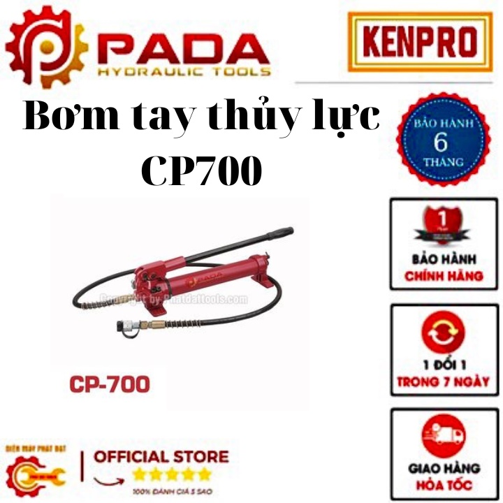 Bơm tay thủy lực CP700  - Tay bơm thủy lực - Nhanh, Mạnh, Chính Xác - Bảo hành Toàn Quốc 6 tháng