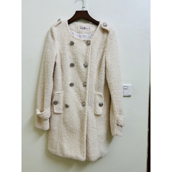 Áo dạ xù kèm mũ cherycoco size M