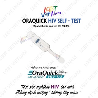 Test Hiv Bằng Dịch Miệng, Que Thử Hiv Oraquick không cần lấy máu