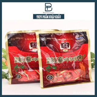 Kẹo hồng sâm vitamin Hàn Quốc gói 200g