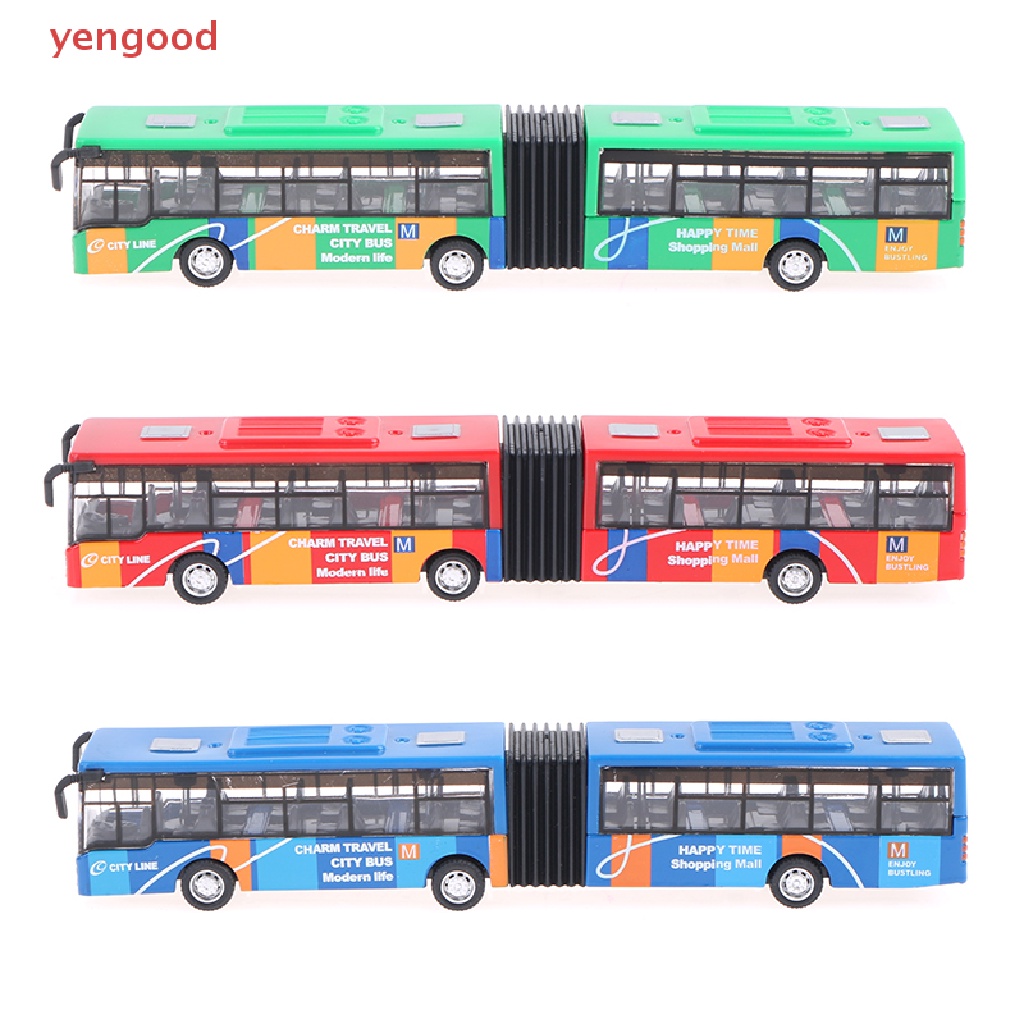 Mô Hình Xe Buýt Bằng Kim Loại 1: 64 18cm Độc Đáo Sống Động