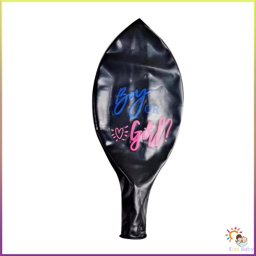 Tiết lộ giới tính Bóng bay hoa giấy 36" cao su đen cho bé trai hoặc gái có màu hồng