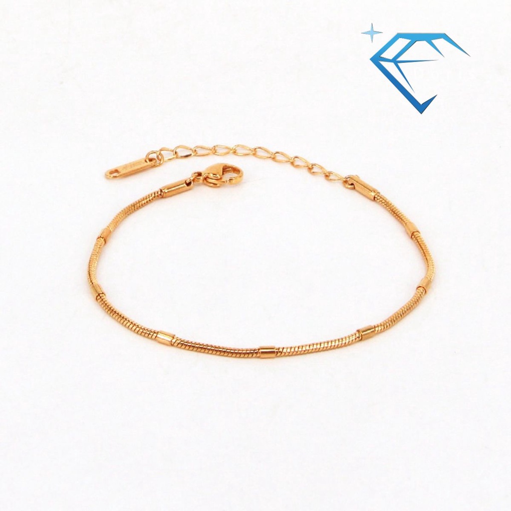 Lắc tay nữ Doris titan dây mì nhiều nút Gold / Silver / Rose Gold H14-405