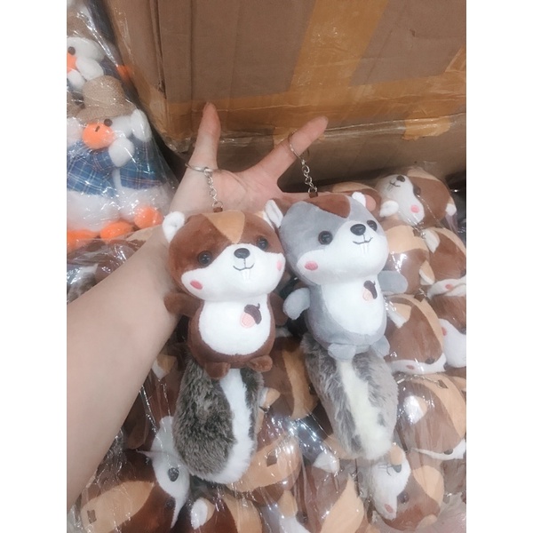 Sỉ 5 móc khoá gấu bông hàng Quảng Châu cao cấp