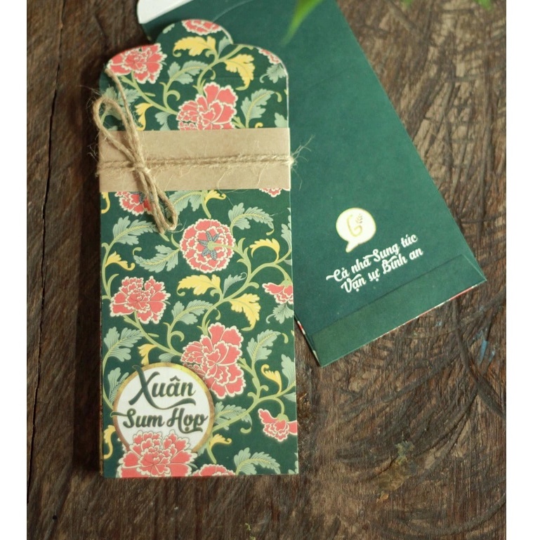 Combo Lì xì TẾT có video ẢNH THẬT mẫu mới 2023 giấy Kraft Nhật dày dặn