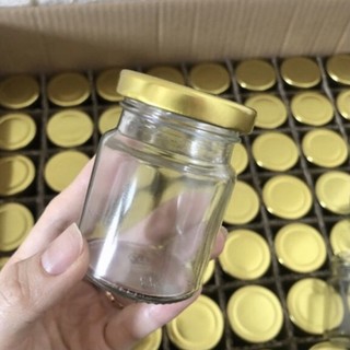 Hũ thuỷ tinh nắp thiếc 75ml chưng yến, làm sữa chua