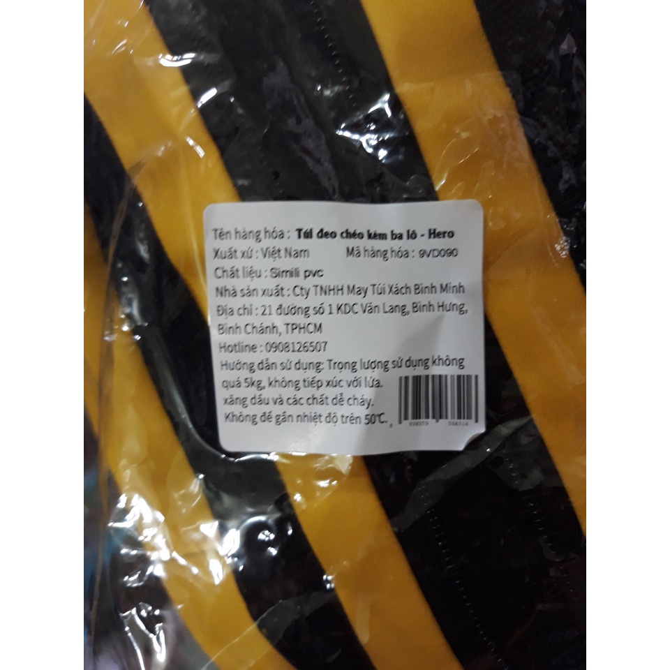 Túi Đeo Chéo Kèm Ba Lô cho bé HeRo Quà tặng từ Vinamilk - Giao màu ngẫu nhiên