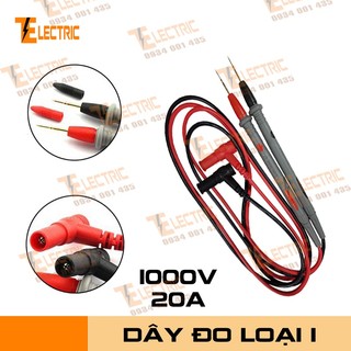 Dây đo đồng hồ vặn năng đầu nhọn 1000v 20a combo 3 bộ dây đo đồng hồ vạn năng