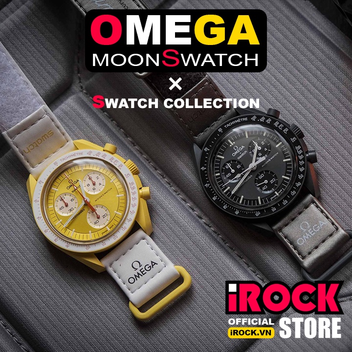 0Mega iRock Đồng Hồ Thời Trang Nam Nữ, MoonSwatch Bản Cao Cấp Nhất Gốm Sứ