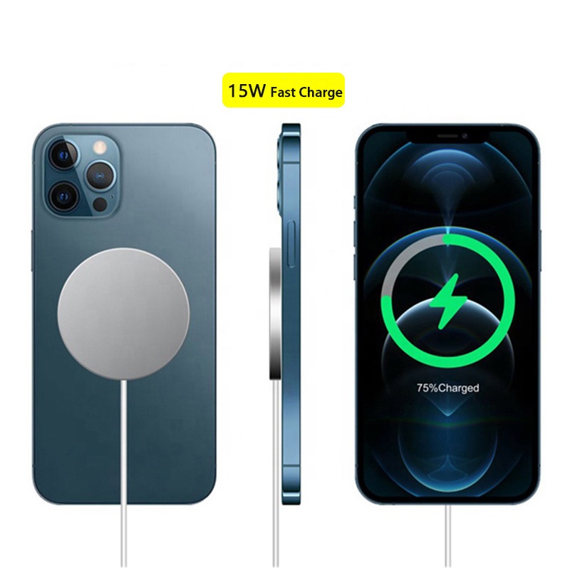 Đế Sạc Điện Thoại Không Dây 15W Từ Tính Cho IPhone 14 13 Pro Max 12 Mini 11