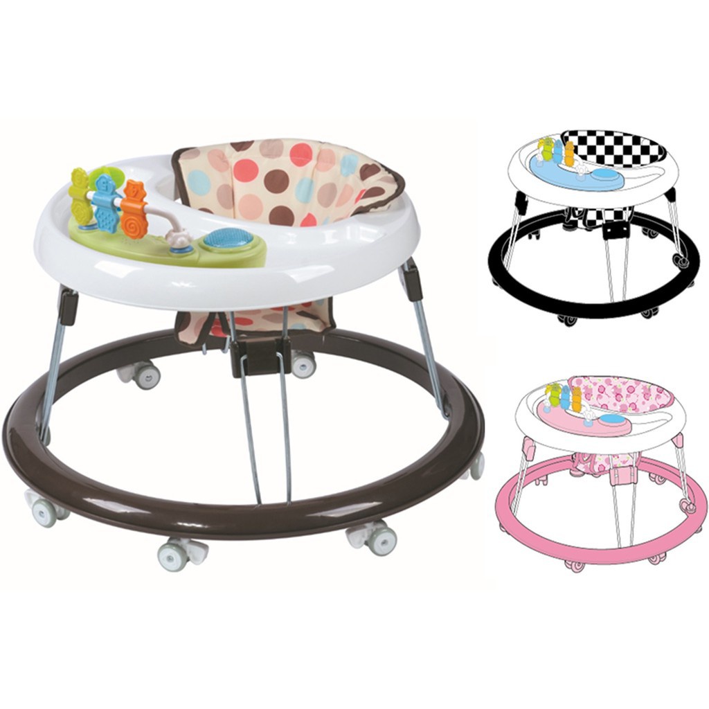 Xe tập đi Mastela W2002 đen/hồng