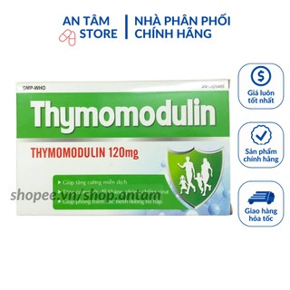 Thymomodulin 120mg. thực phẩm bổ sung chất giúp tăng cường sức đề kháng hôp có 30v