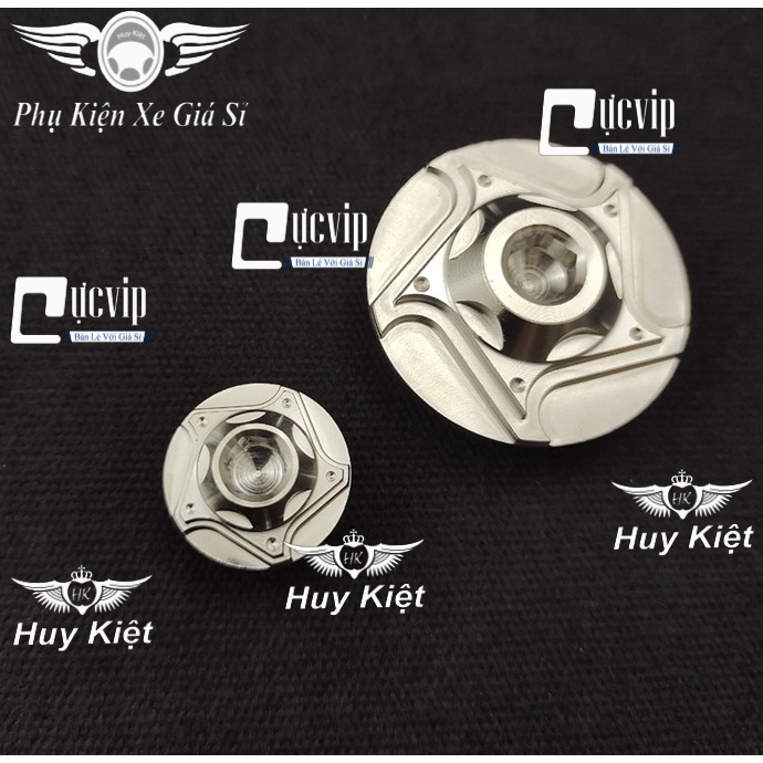 [Sale Khủng] Cặp Ốc Mâm Lửa, Nút Đề Salaya Inox 304 Đúc Đặc Gắn Suzuki, Raider Satria 5675